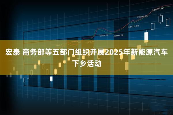 宏泰 商务部等五部门组织开展2025年新能源汽车下乡活动