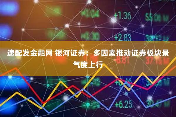 速配发金融网 银河证券：多因素推动证券板块景气度上行